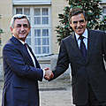 Встреча Сержа Саргсяна с премьер-министром Франции Франсуа Фийоном в Париже--28.09.2011