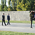 Президент Серж Саргсян с прибывшим в Армению с государственным визитом Президентом Французской Республики Николя Саркози-06.10.2011