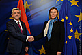 Встреча Президента РА с высоким представителем ЕС, вице-председателем Европейской комиссии Федерикой Могерини в Брюсселе