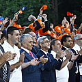 Президент Серж Саргсян в Цахкадзоре на церемонии закрытия слета «Базе-2010» -27.08.2010