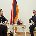 Президент Серж Саргсян принял госсекретаря США Хилари Клинтон-04.07.2010