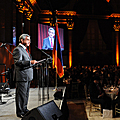 Президент Серж Саргсян выступает на торжественном приеме, организованном Посольством Армении в США, постоянным представительством РА в ООН и американскими армянскими организациями-23.09.2011