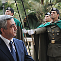 Официальная церемония встречи Президента Сержа Саргсяна в резиденции Президента Италии-12-12.2011