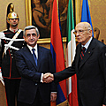Встреча Президента Сержа Саргсяна с Президентом Италии Джорджио Наполитано в рамках рабочего визита в Италию-12.12.2011