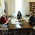 Встреча Президента Сержа Саргсяна с Его Святейшеством Папой Римским Бенедиктом XVI в Ватикане-12.12.2011