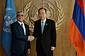 Президент Серж Саргсян встретился с Генеральным секретарем ООН Пан Ги Муном в рамках 69-й сессии Генеральной ассамблеи ООН