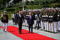 Официальный визит Президента Сержа Саргсяна в Грузию (официальная церемония встречи)