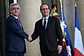 Встреча Президента Сержа Саргсяна с Президентом Франции Франсуа Олландом во время рабочего визита Президента РА во Францию