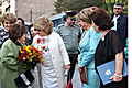 RA First Lady Rita Sargsyan at naming ceremony of Yerevan's School N192