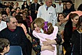First Lady visits children treated at hematological center