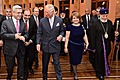 President Serzh Sargsyan and Mrs. Rita Sargsyan with Prince Charles of the United Kingdom on May 29 at the A. Spendiarian National Academic Opera and Ballet Theater after the concert organized by the Yerevan, My Love foundation