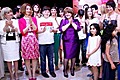 The First Lady of Armenia Rita Sargsyan at the presentation of the video on the Donate Life Foundation’s Ode 