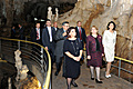 Первые леди Армении и Ливана посетили созданное природой одно из самых своеобразных мест, считающееся 8-м чудом света – пещерный комплекс «Jeita Grotto»