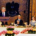 Официальный ужин в честь Сержа и Риты Саргсян в рамках официального визита Президента РА в Сирию
