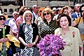 Первая леди Армении Рита Саргсян и вдова легендарного разведчика Геворка Варданяна – на церемонии открытия мемориальной доски Геворка Варданяна