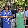 Супруга Президента РА госпожа Рита Саргсян и супруга Президента Польши Анна Коморовска, которая находится в Армении в рамках официального визита Президента Польши, 28 июля посетили Гарни и ознакомились с историей языческого храма.