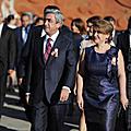 Spouse of the President of Armenia Mrs. Rita Sargsyan during the events dedicated to the 20th anniversary of Independence of the Republic of Armenia
