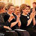 Spouse of the President of Armenia Mrs. Rita Sargsyan, Spouse of the President of the Russian Federation Svetlana Medvedeva and Queen of Belgium Paola at the International Festival of the CIS Young Performers of the Classical Music “Rising Starts in