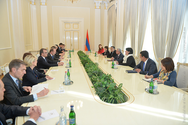 Серж Саргсян отметил высокий уровень отношений Армении и Швейцарии