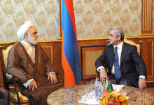 Президент Серж Саргсян принял Генерального прокурора Ирана Голамхосейна Мохсена Эжеи