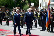 Начался официальный визит Президента Беларуси Александра Лукашенко в Республику Армения