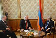 President Serzh Sargsyan received the Co-Chairs of the OSCE Minsk Group