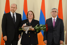 Տեղի է ունեցել Հայաստանի Հանրապետության Նախագահի 2012 թվականի մրցանակների հանձնման արարողությունը