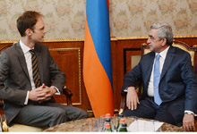 President Serzh Sargsyan had a farewell meeting with the Ambassador of Switzerland to Armenia