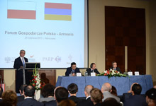 President Serzh Sargsyan participated at the closing ceremony of the Armenian-Polish Business Forum
