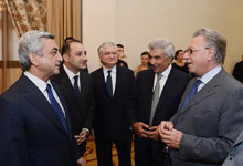 Прием в честь участников Ереванской общеевропейской конференции