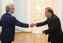 Президенту Сержу Саргсяну вручил верительные грамоты новоназначенный посол Бразилии в Армении