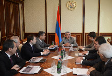 President invited a meeting on the Sevan Lake related problems