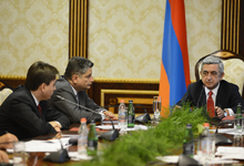 
President Serzh Sargsyan invited a meeting of the National Security Council