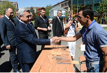 President Serzh Sargsyan visited the Armenia Expo-2013 Exhibition