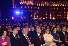 Президент Серж Саргсян присутствовал на праздничном концерте, посвященном 22-й годовщине независимости РА