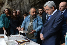 Working visit of President Serzh Sargsyan to Ararat and Vayots Dzor marzes