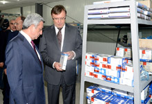 
President attended the opening ceremony of Kamaz Armenia trade and service center