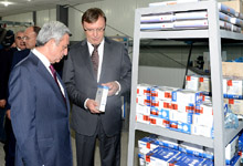 
President attended the opening ceremony of Kamaz Armenia trade and service center
