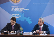 
President Serzh Sargsyan’s working visit to Vayots Dzor marz