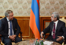 
President received delegation of Rostelecom headed by the its President Sergei Kalugin