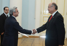 The newly appointed Ambassador of Mexico presented his credentials to President Serzh Sargsyan