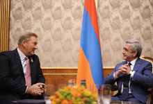 Նախագահն ընդունել է ՌԴ հոկեյի ֆեդերացիայի նախագահ Վլադիսլավ Տրետյակին