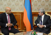 President Serzh Sargsyan received today Special Representative of NATO&rsquo;s Secretary General James Appathurai