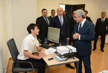 Рабочий визит Президента Сержа Саргсяна в Тавушскую область