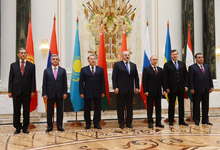 President in Minsk participated at the session of the Eurasian Economic Supreme Council held in a restricted format