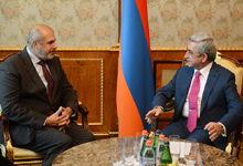 President Serzh Sargsyan received the EU Special Representative Philippe Lefort