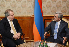 President Serzh Sargsyan received delegation of the European Conservatives and Reformist Group of the European Parliament 