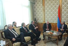 President Serzh Sargsyan received the Co-Chairs of the OSCE Minsk Group