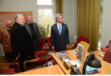 Президент посетил Бюраканскую астрофизическую обсерваторию им. В. Амбарцумяна Национальной академии наук РА