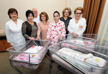 Первенцы в рамках инициативы «Арагил» – тройня